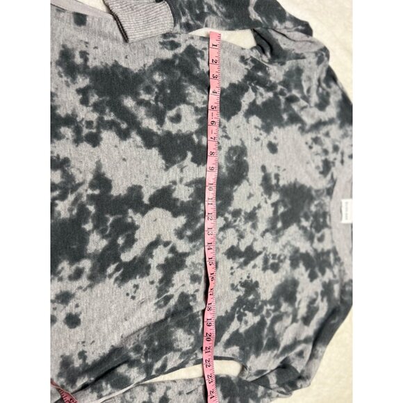 Olive + Oak Womens Gray & Black Tie-Dye Pullover Sweater size XL - Picture 4 of 5